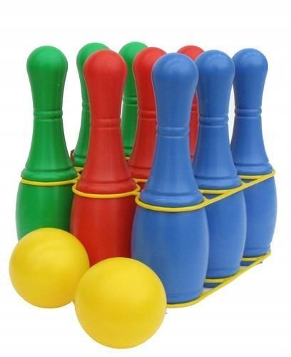

Gra Sportowa Kręgle 9 Szt + 2 Kule Polesie