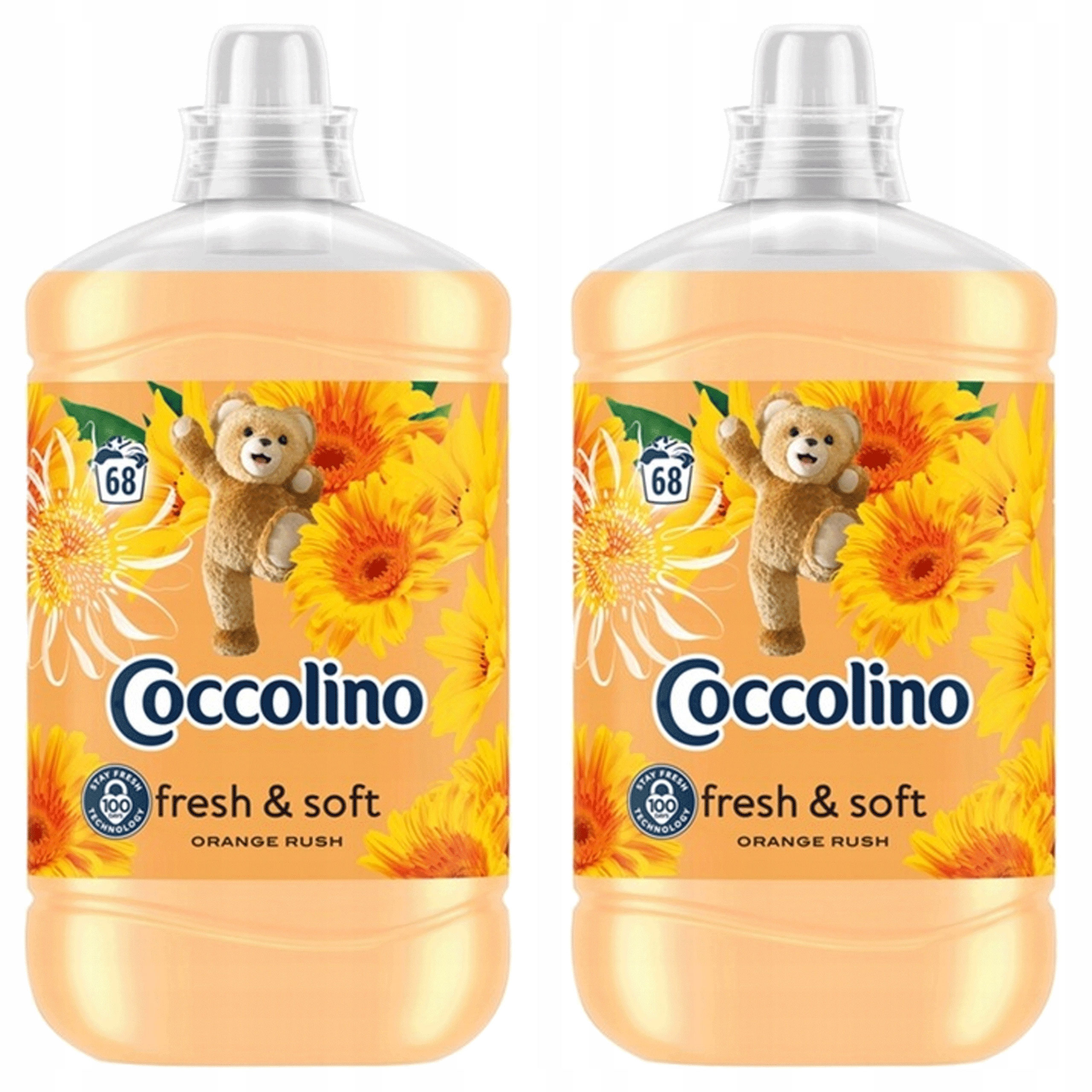 Coccolino Creations Orange Rush tekutá aviváž 1,7L 68 praní x2