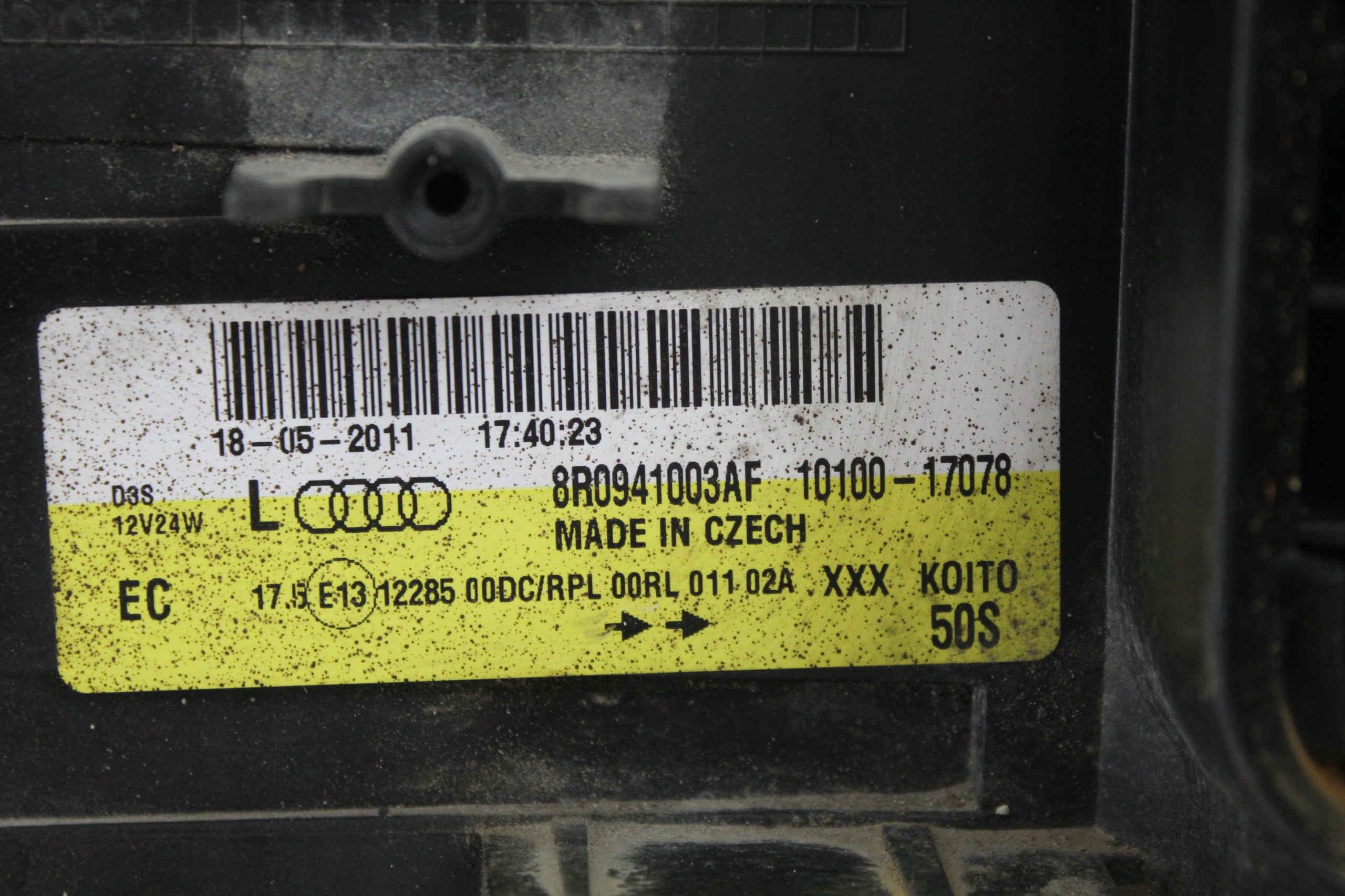 фара левая Audi Q5 8R ксенон led в 8R0941003AF целая