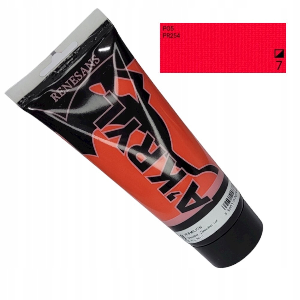 Farba akrylowa 200ml, szkarłat, Renesans, NR 8