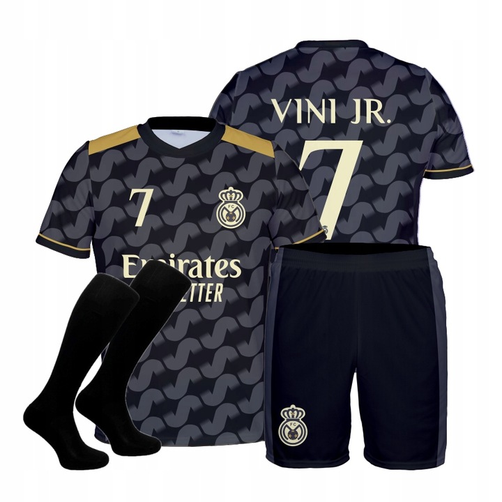 VINI JR. STRÓJ KOMPLET ROZMIAR 146 + GETRY