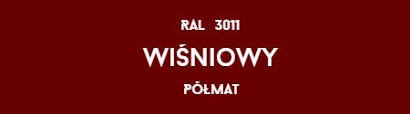Rafil Radach wiśniowy RAL 3011 półmat 10L Marka Rafil