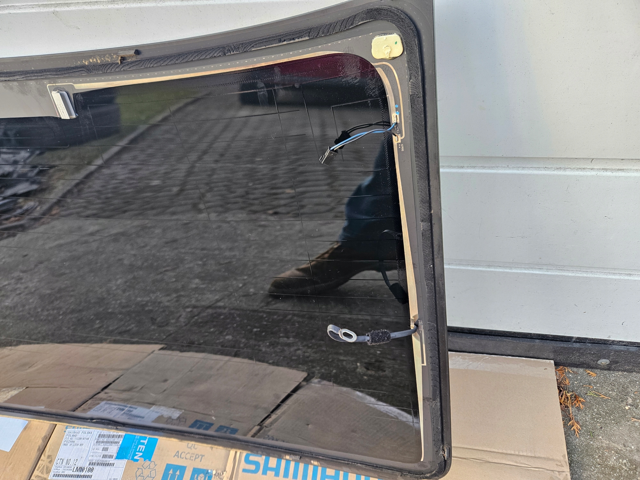window rear part rear bodywork AUDI A4 B9 8W 8W5 sedan 2016