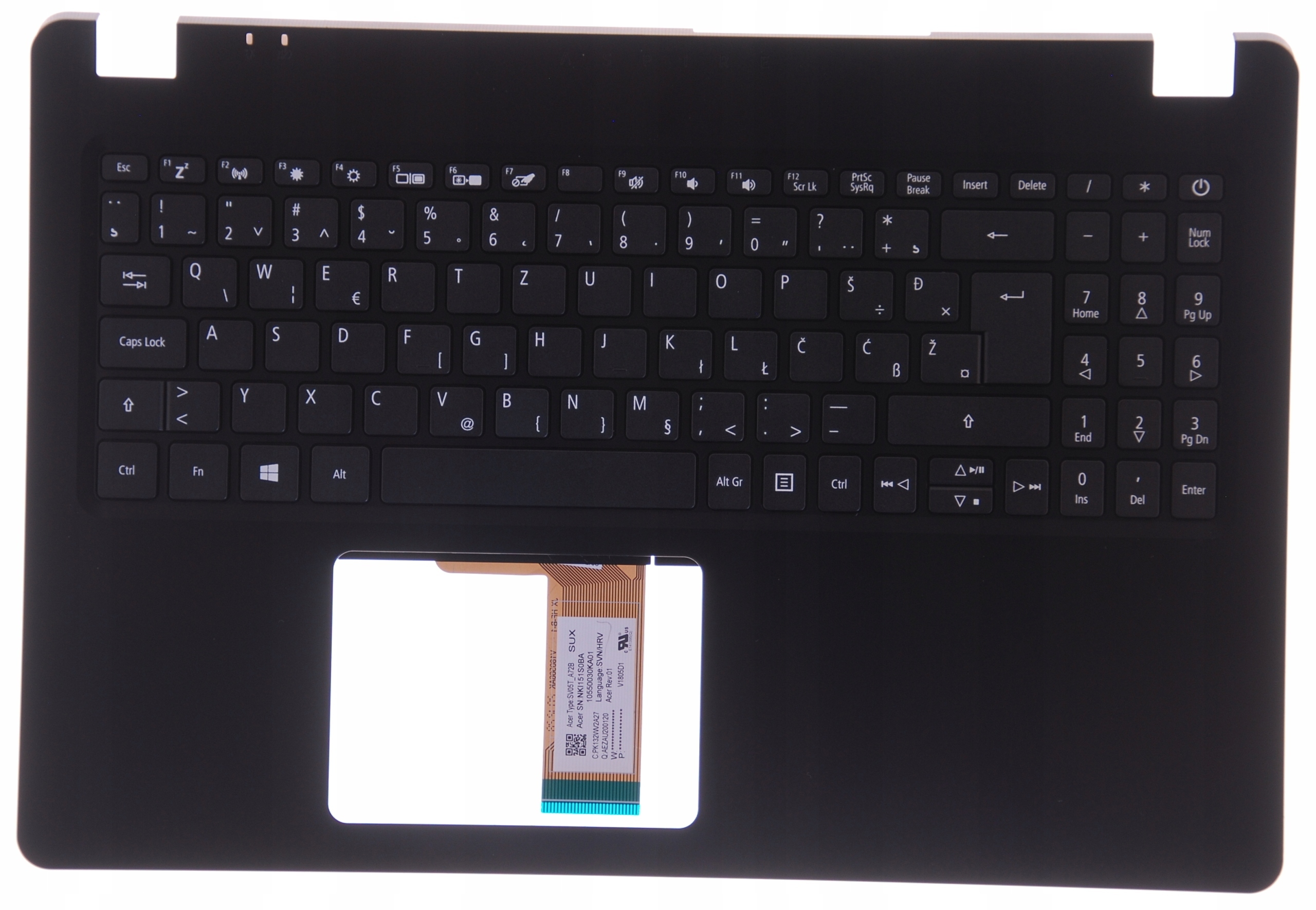 Palmrest s klávesnicí Acer Aspire A315-54K Sk A+