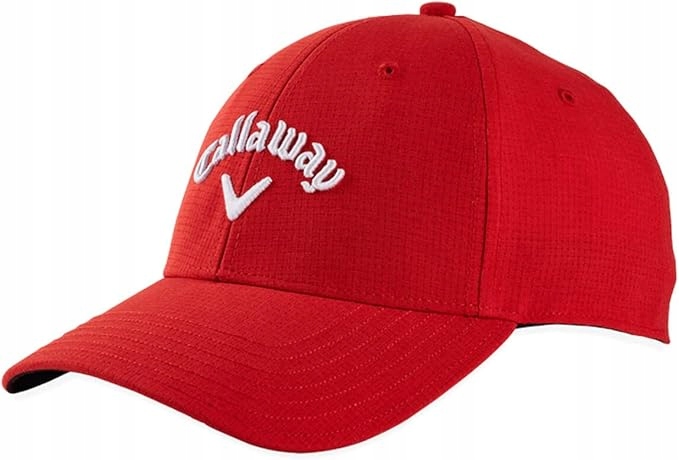 Czapka męska Callaway Golf Hw Cg haft magnes Adj czerwona