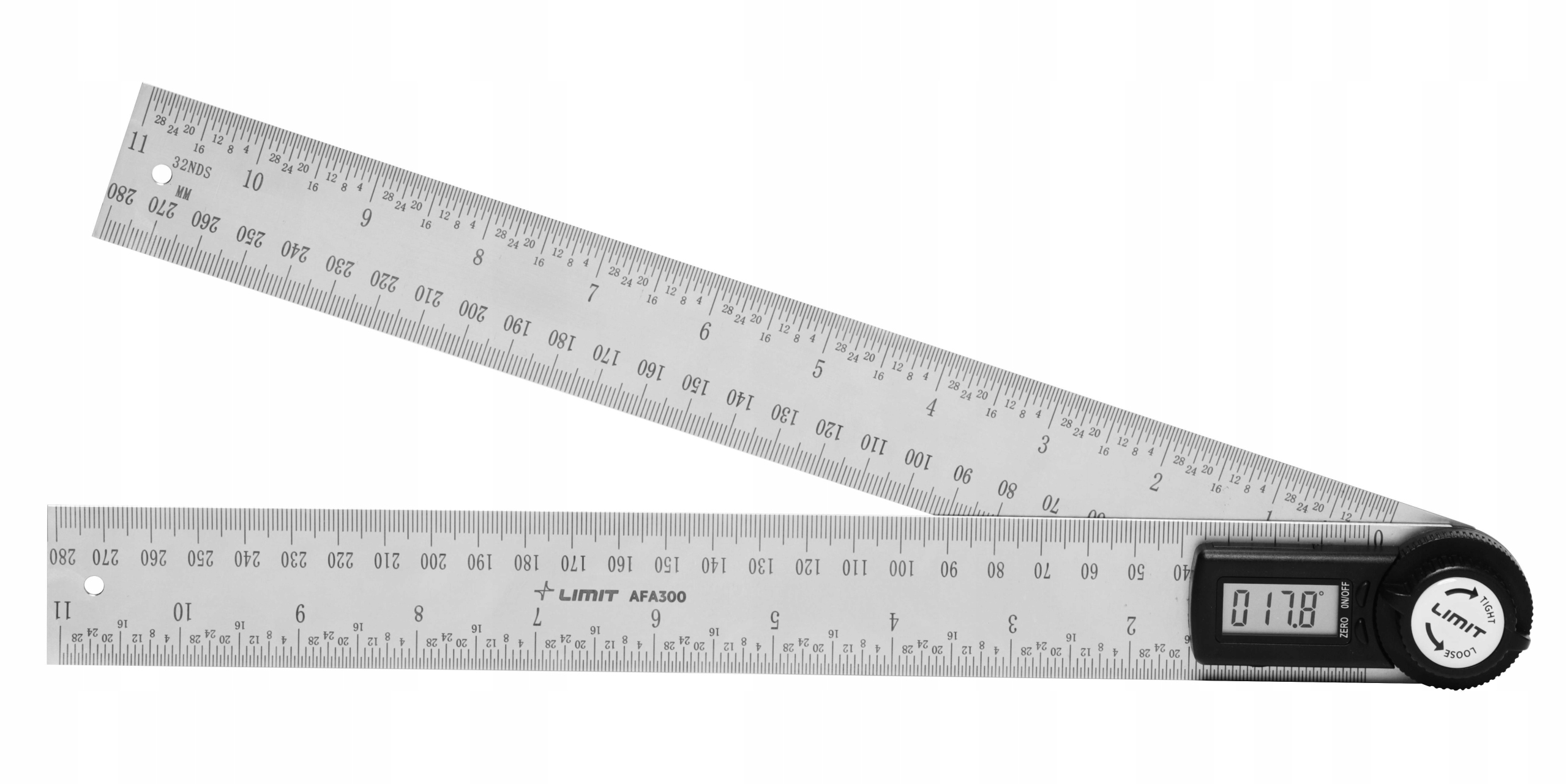 Digitálny uhlomer s čiarou Limit Afa (272510108) Luna