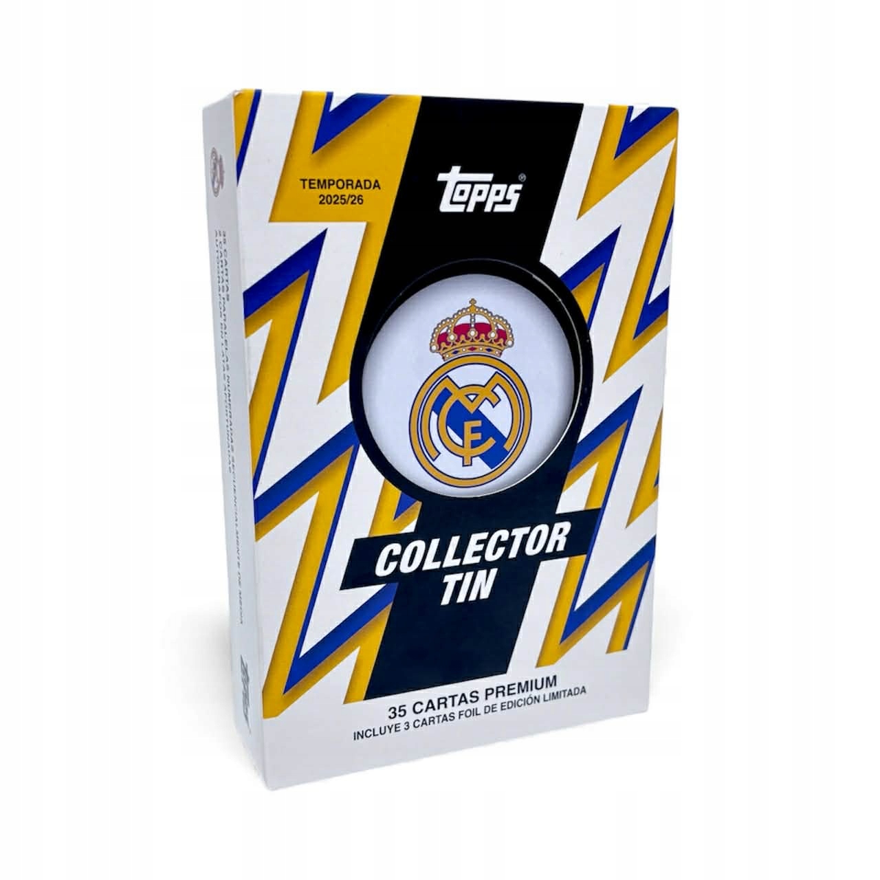 Topps Karty Piłkarskie Puszka Real Madrid Edycja Limitowana 2025/26 35 kart