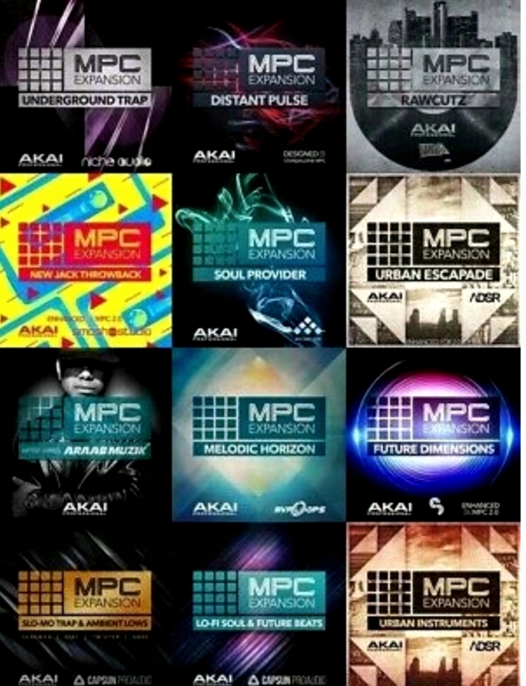 Zestaw 40 X Akai Mpc Expansions