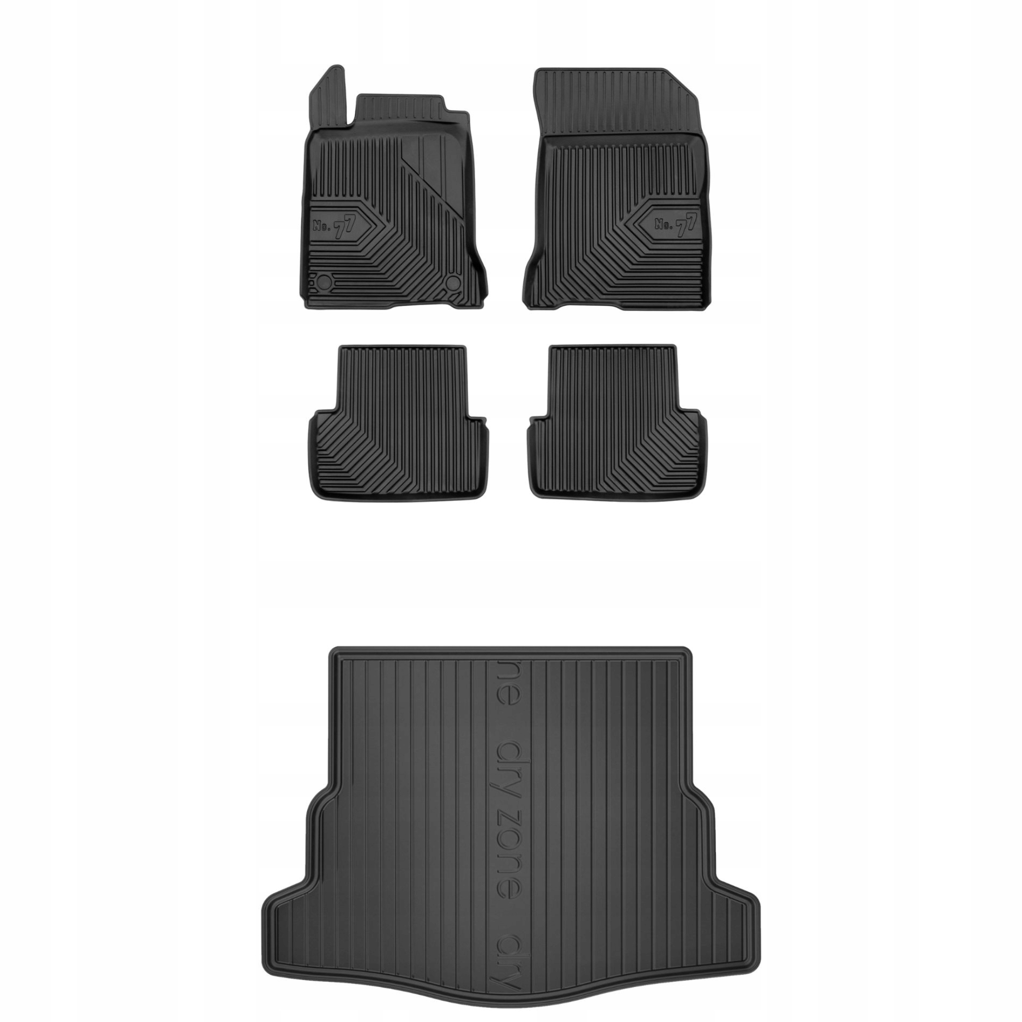 Sada gumového koberca a rohože pre Renault Laguna III