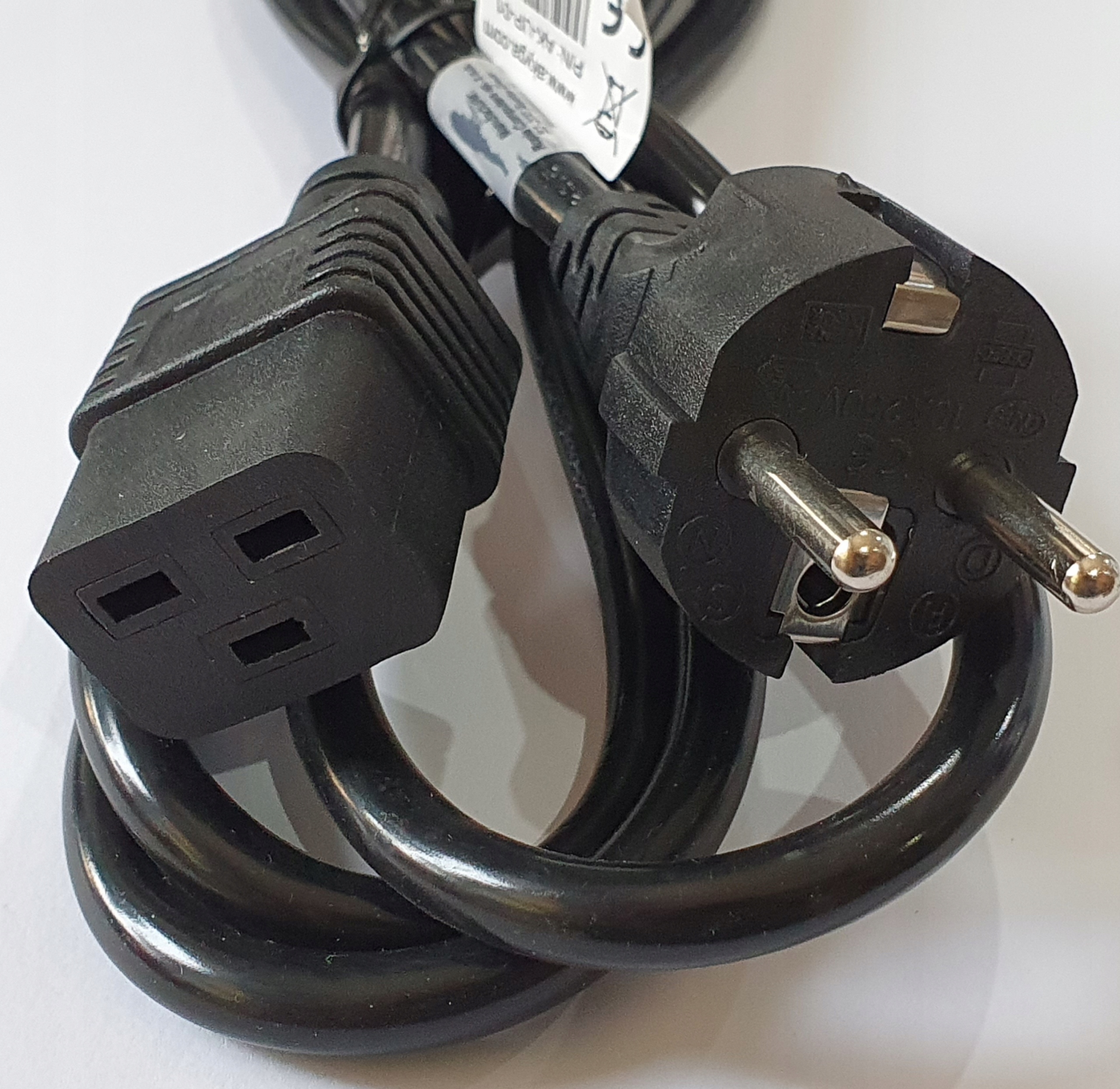 

Akyga kabel zasilający do Ups serwera C19 1,8m 16A