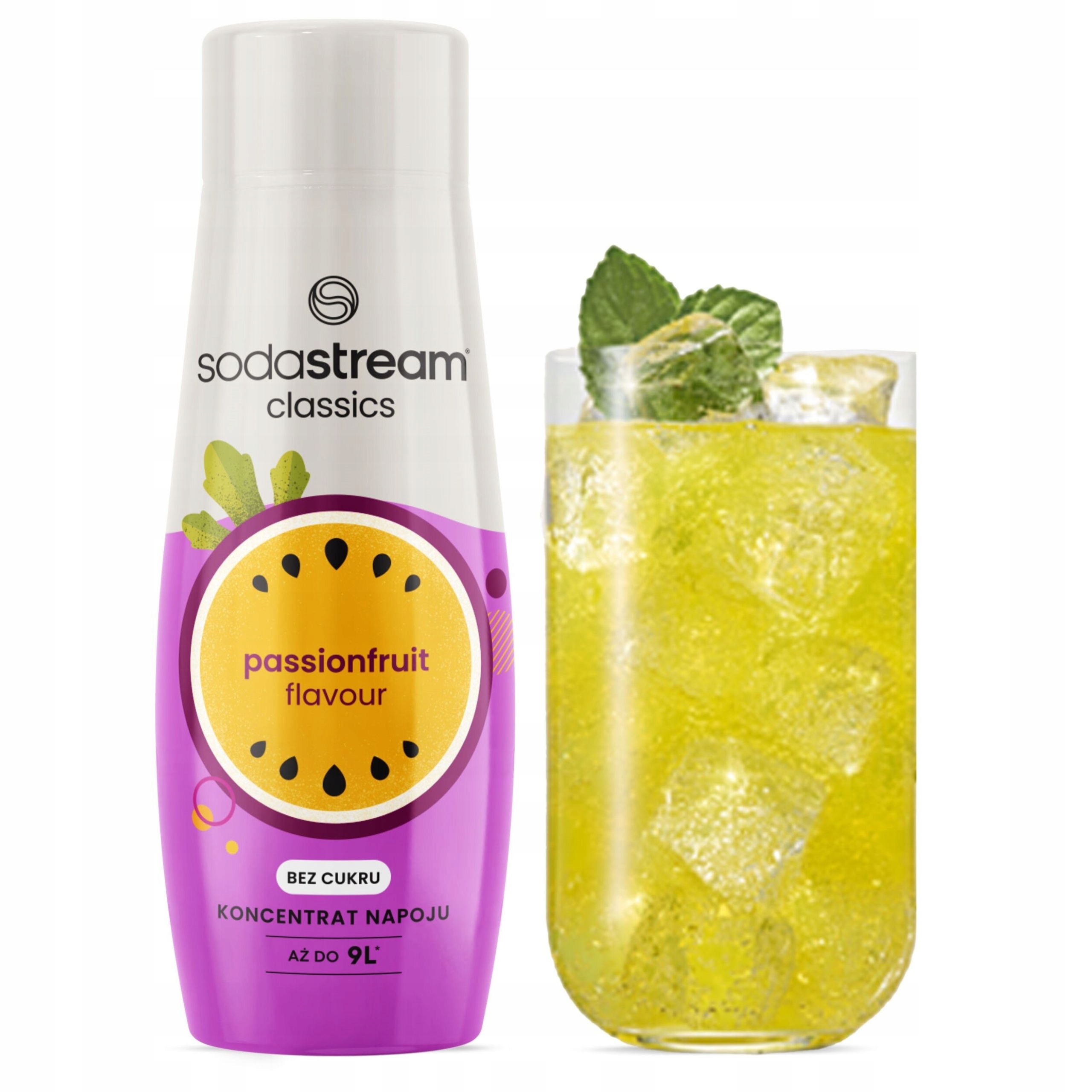 Syropy do saturatora SODASTREAM 2x Passionfruit smak marakui Stan opakowania oryginalne