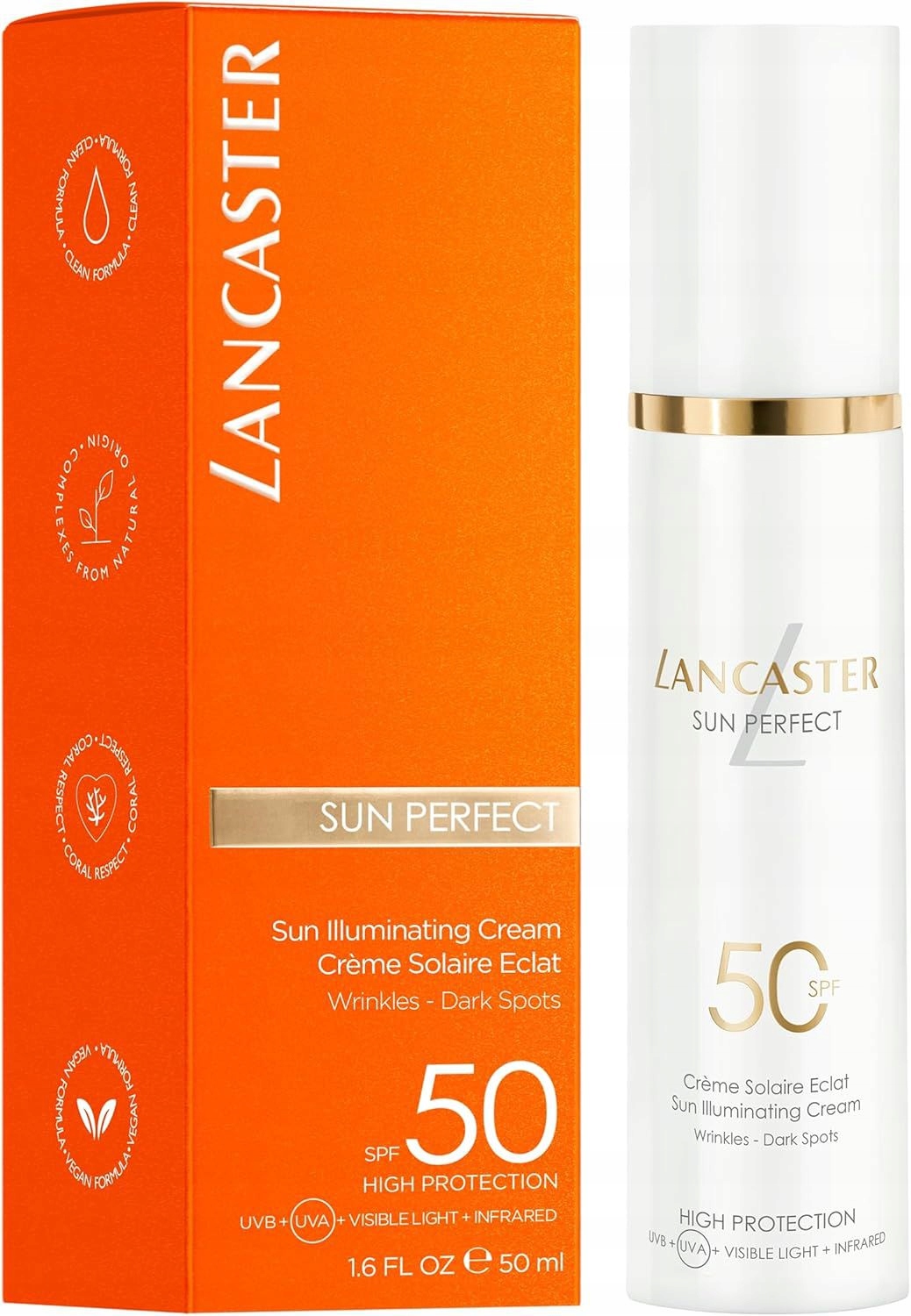Lancaster Spf 50 Sun Perfect Infinite Glow (světlující Krém) 50 ml