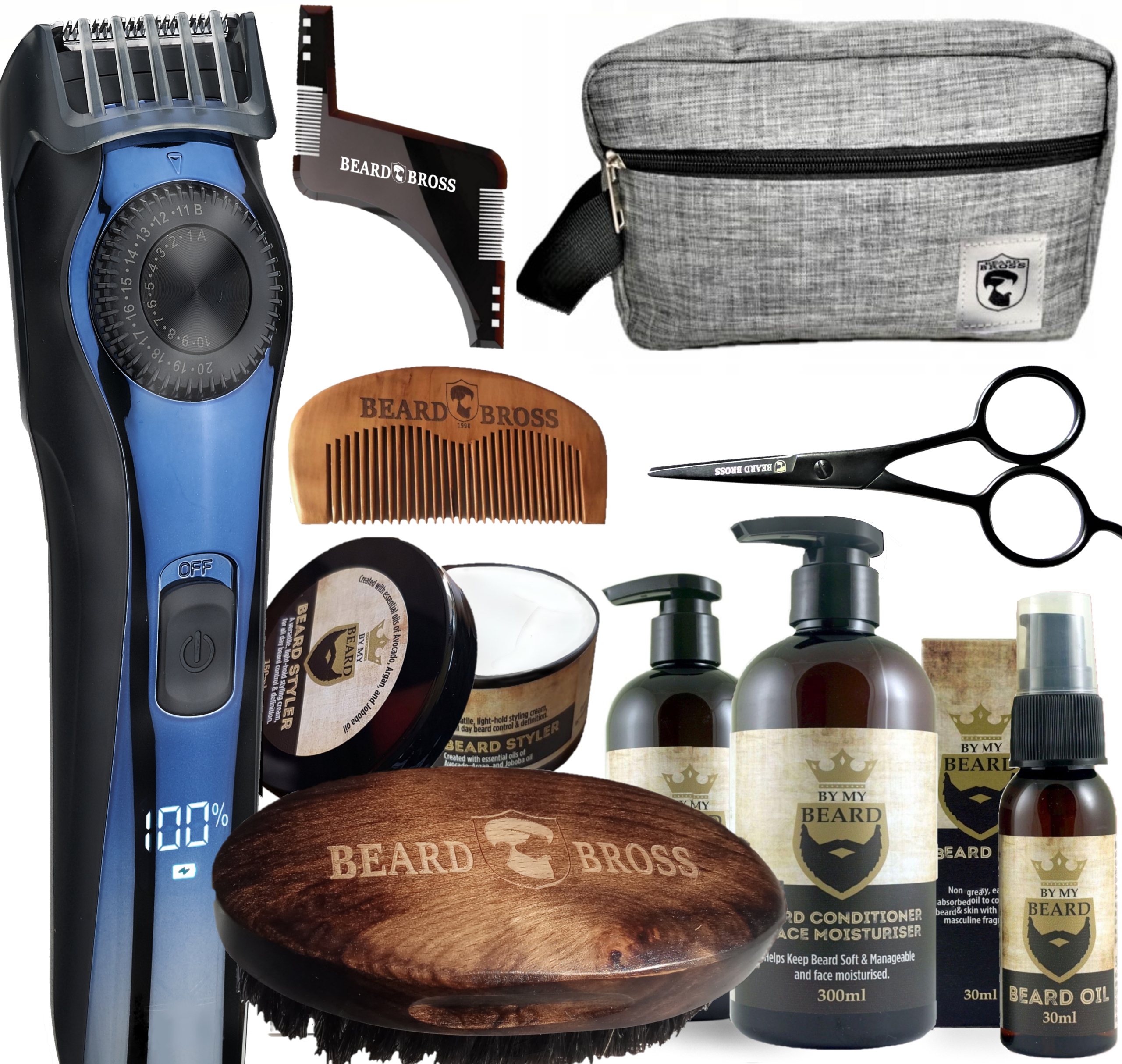 

Trymer do Brody Kosmetyki Szczotka Olejek Zestaw