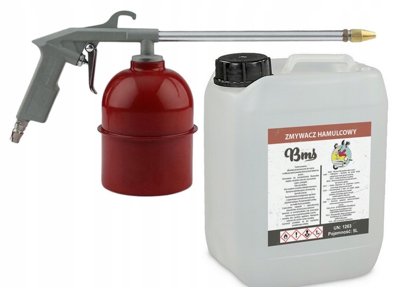 BMS ODTŁUSZCZACZ ZMYWACZ DO HAMULCÓW 5L + MYJKA