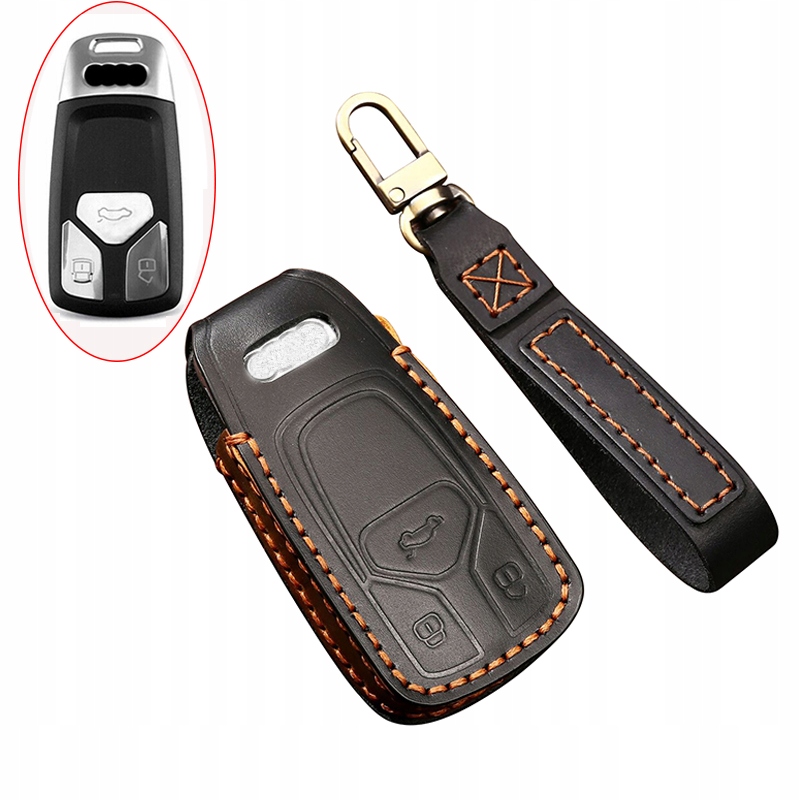 Для Audi A4 A6 Чохол Брелок Шкіряний Чохол Для Ключів