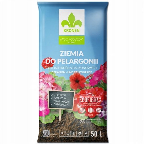 

Ziemia Do Pelargonii Roślin Balkonowych 20L
