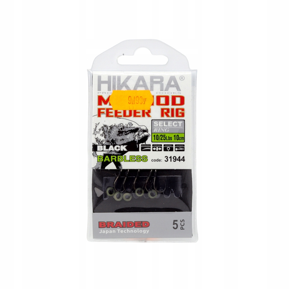 BRAIDED M.SEL.BARBLESS RING Nr10/25LBS