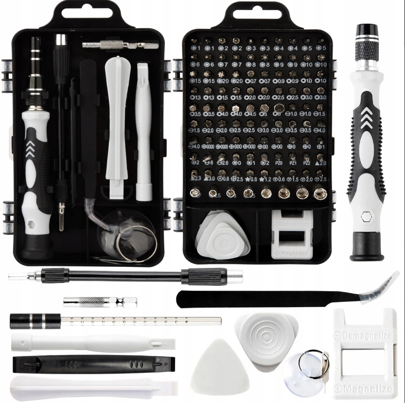 UNIWERSALNY ZESTAW ŚRUBOKRĘTÓW PRECYZYJNYCH WKRĘTAKI TORX 115w1 WKRĘTAKI Marka MTEC