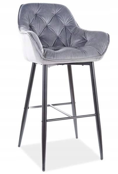 

Hoker, krzesło barowe Cherry H-1 velvet szary