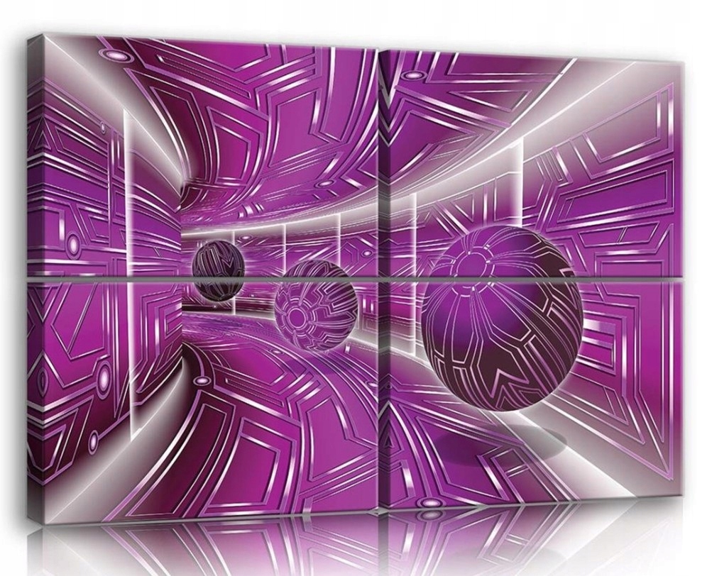 Obraz 120x80 Futuristický tunel abstrakcia geometrické tvary