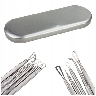 TG60159 Lžičky Na Odstraňování Černých Teček Sada V Pouzdru 5KS