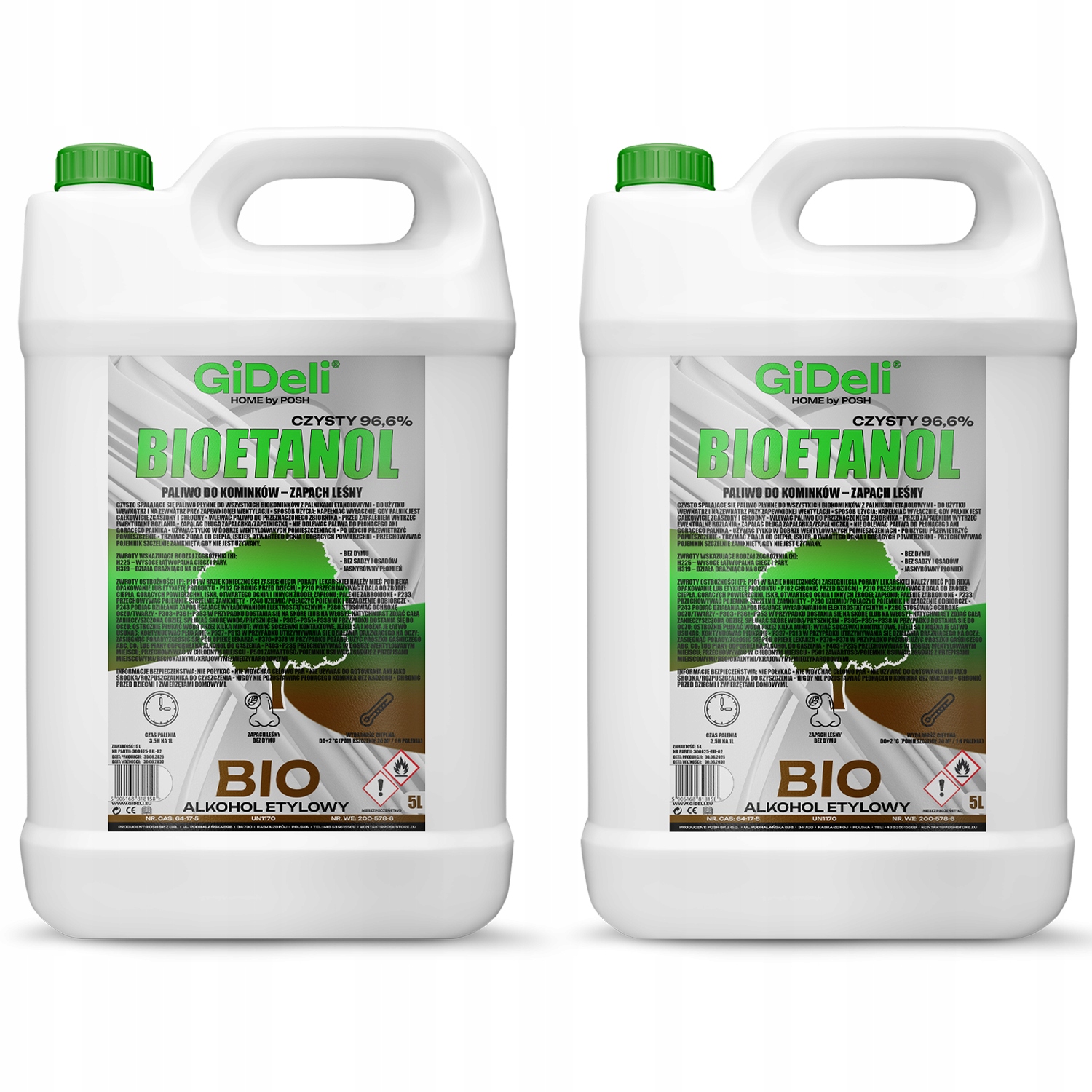 Bioetanol do krbu 2x 5L lesní vůně biopalivo
