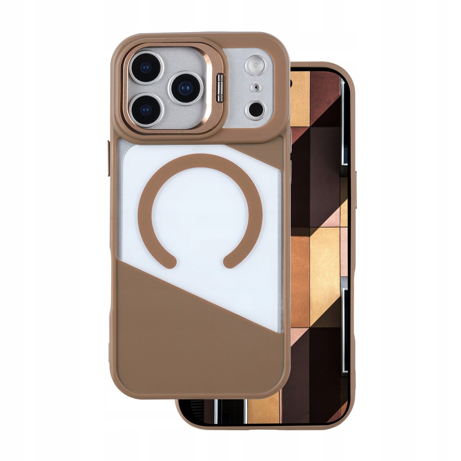 Telforceone Nakładka Fusion Mag Etui Do Iphone 17 Pro 6 3 Ochronna Brązowa