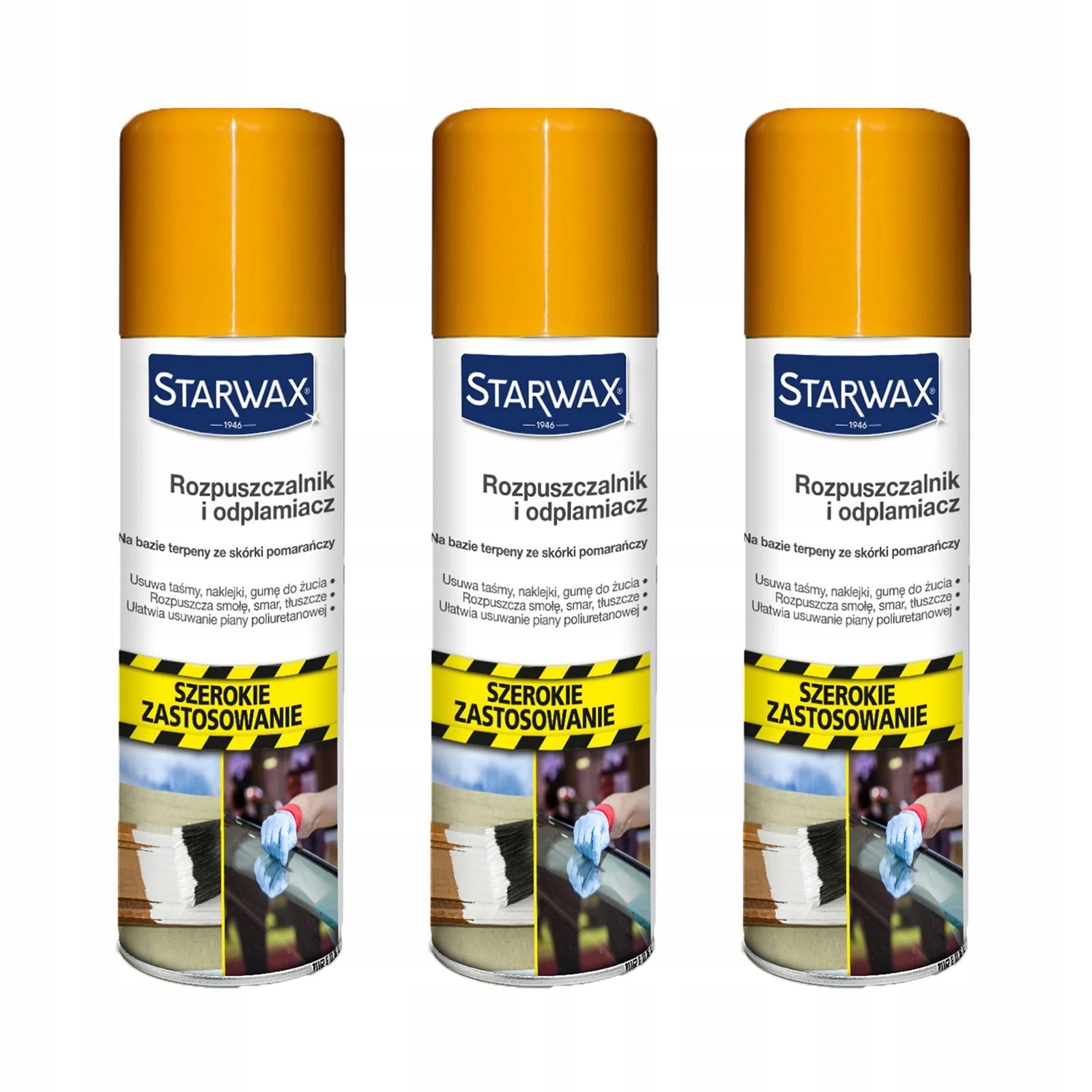Rozpuszczalnik I Odplamiacz Starwax 3 Sztuki Uniwersalny