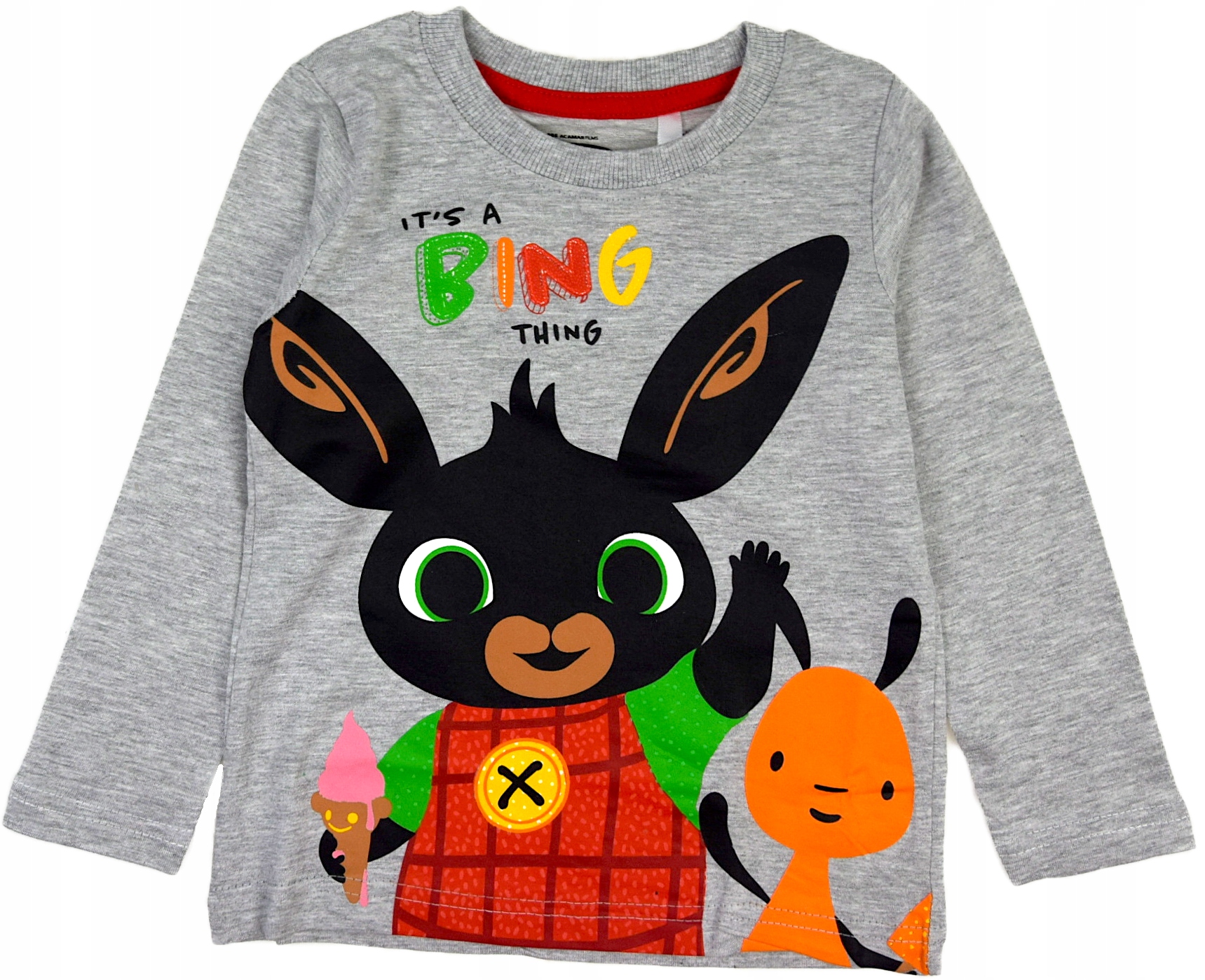 KOSZULKA KRÓLIK BING BLUZKA DZIECIĘCA CHŁOPIĘCA DŁUGI RĘKAW BAWEŁNA FLOP Marka EplusM