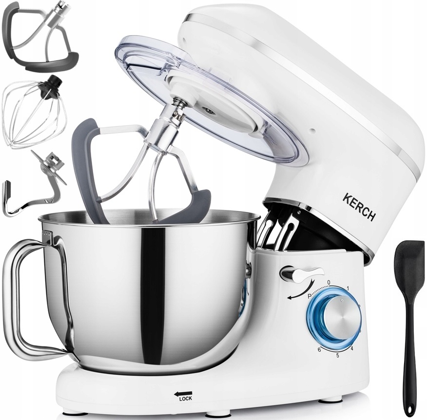 Robot Kuchenny Planetarny Mikser Z Misą Kerch Mychef 4000W White 6,2L