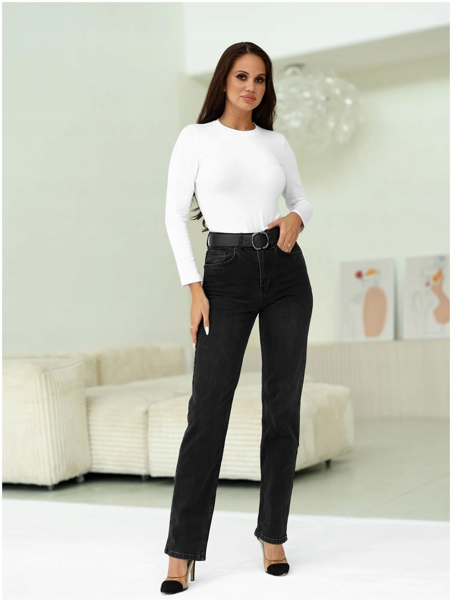 BODY Z DŁUGIM RĘKAWEM ROZMIAR M Kolekcja Inna