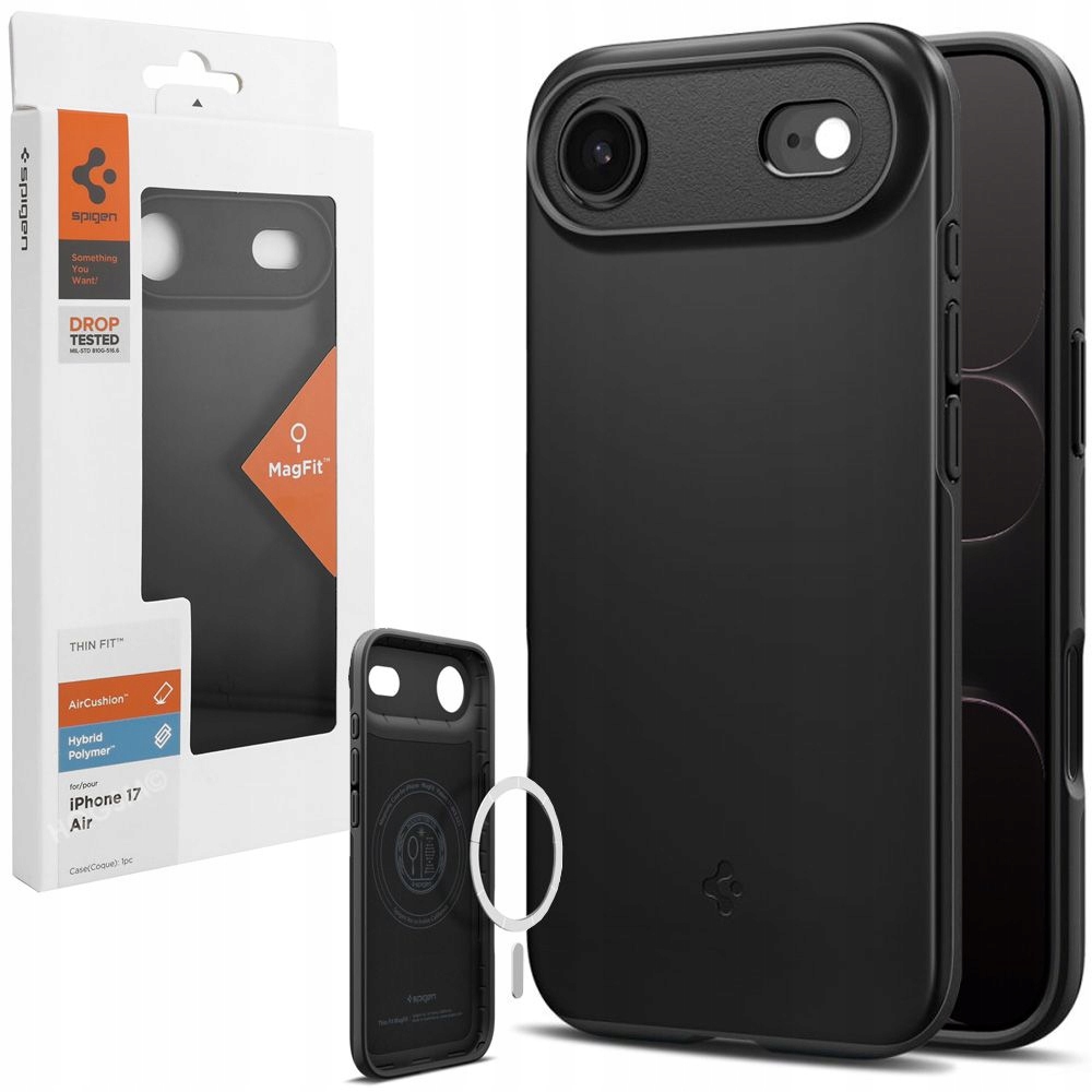 Pouzdro Spigen Thin Fit s MagSafe pro Apple iPhone Air, zadní kryt kryt