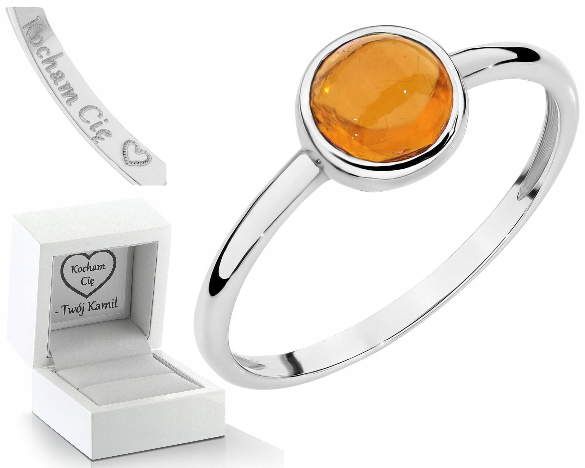 Prstýnek Z Bílého Zlata S Turmalínem, Moderní