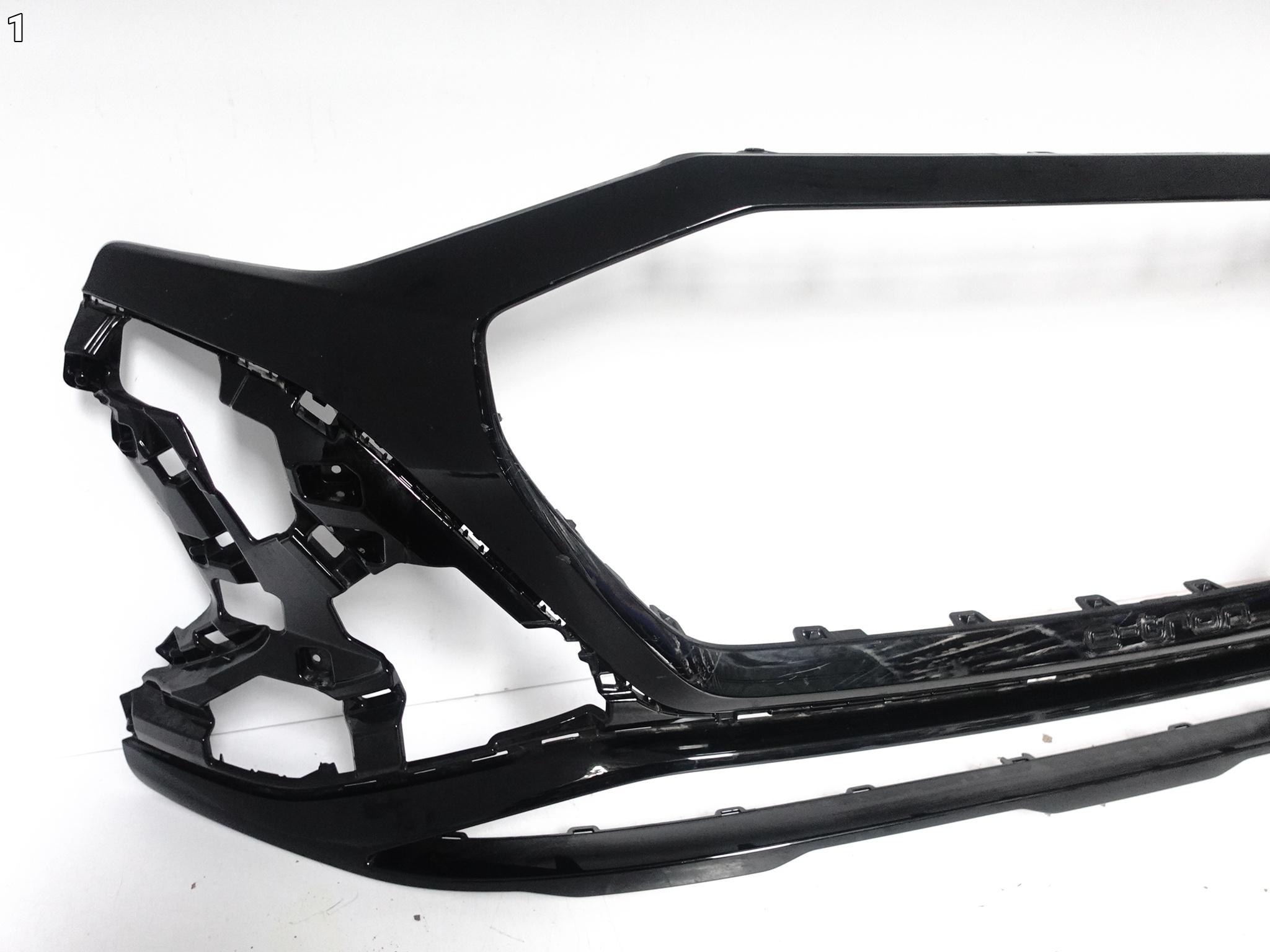AUDI Q8 E-TRON 4KE LIFT 22-25 bumper SPOILER cap front PREKLADgrill front