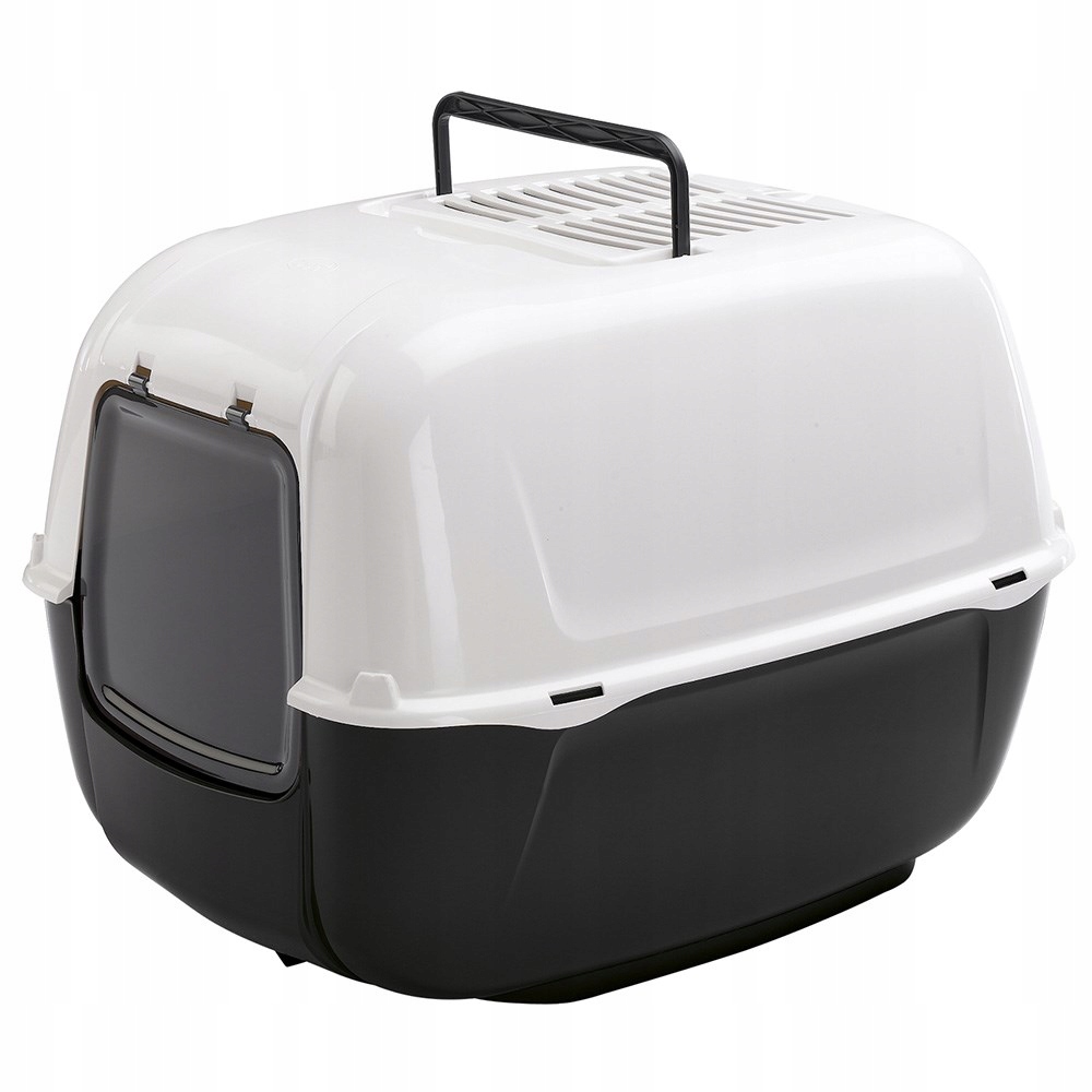 Levně Toaleta pro kočky Ferplast Toilet Home Prima Black Plt 39,5x52,5x38