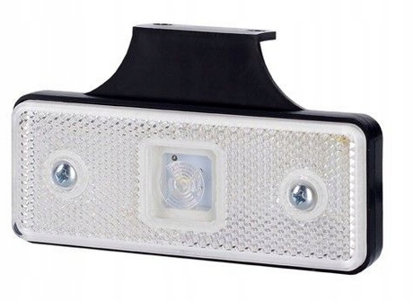 Lampa obrysowa led obrysówka diodowa biała z uchwytem 12V/24V polska