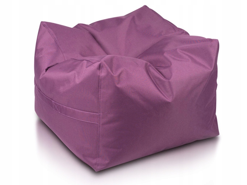 60x45 RÓŻOWA PUFA DLA NASTOKLATKA KWADRATOWY FOTEL Wysokość mebla 45 cm