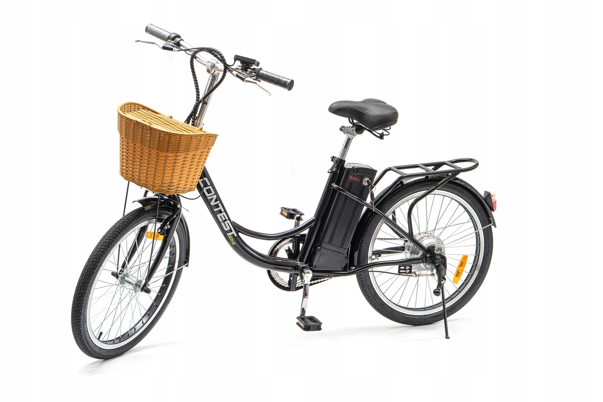 Rower elektryczny CB22 Lit-Jon 12Ah 36V/250W 3Moce Materiał ramy stal