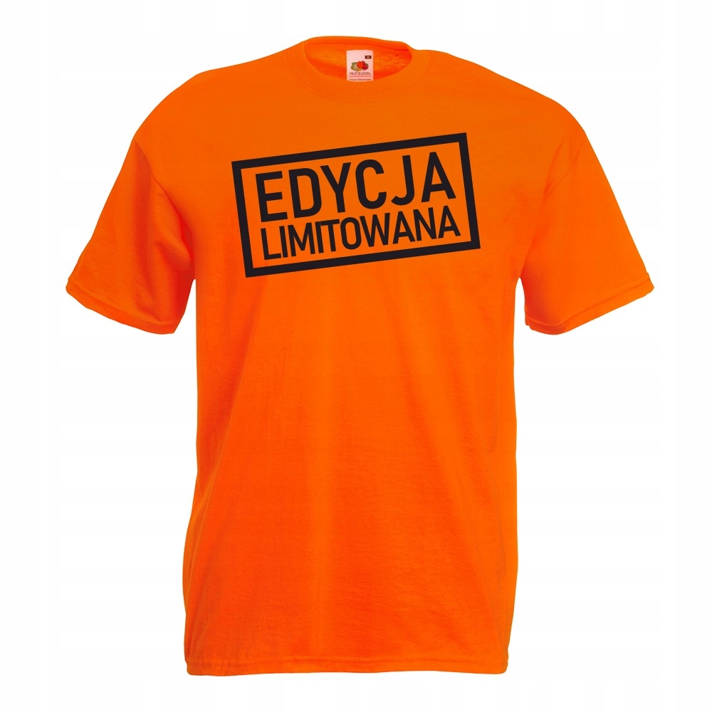 

Koszulka zabawna edycja limitowana XL pomarańczowa
