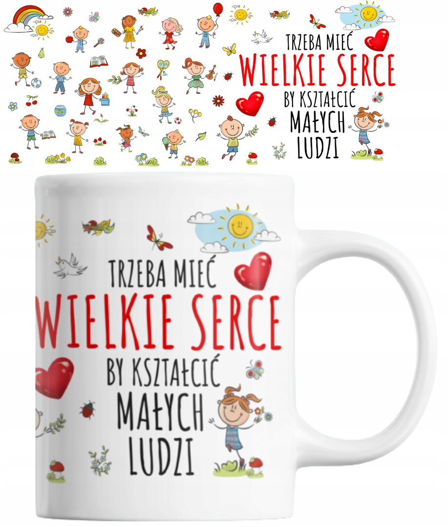 KUBEK PREZENT PODZIĘKOWANIE DLA NAUCZYCIELA WYCHOWAWCY DZIEŃ NAUCZYCIELA