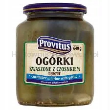 Provitus Kysané okurky s česnekem 640 g