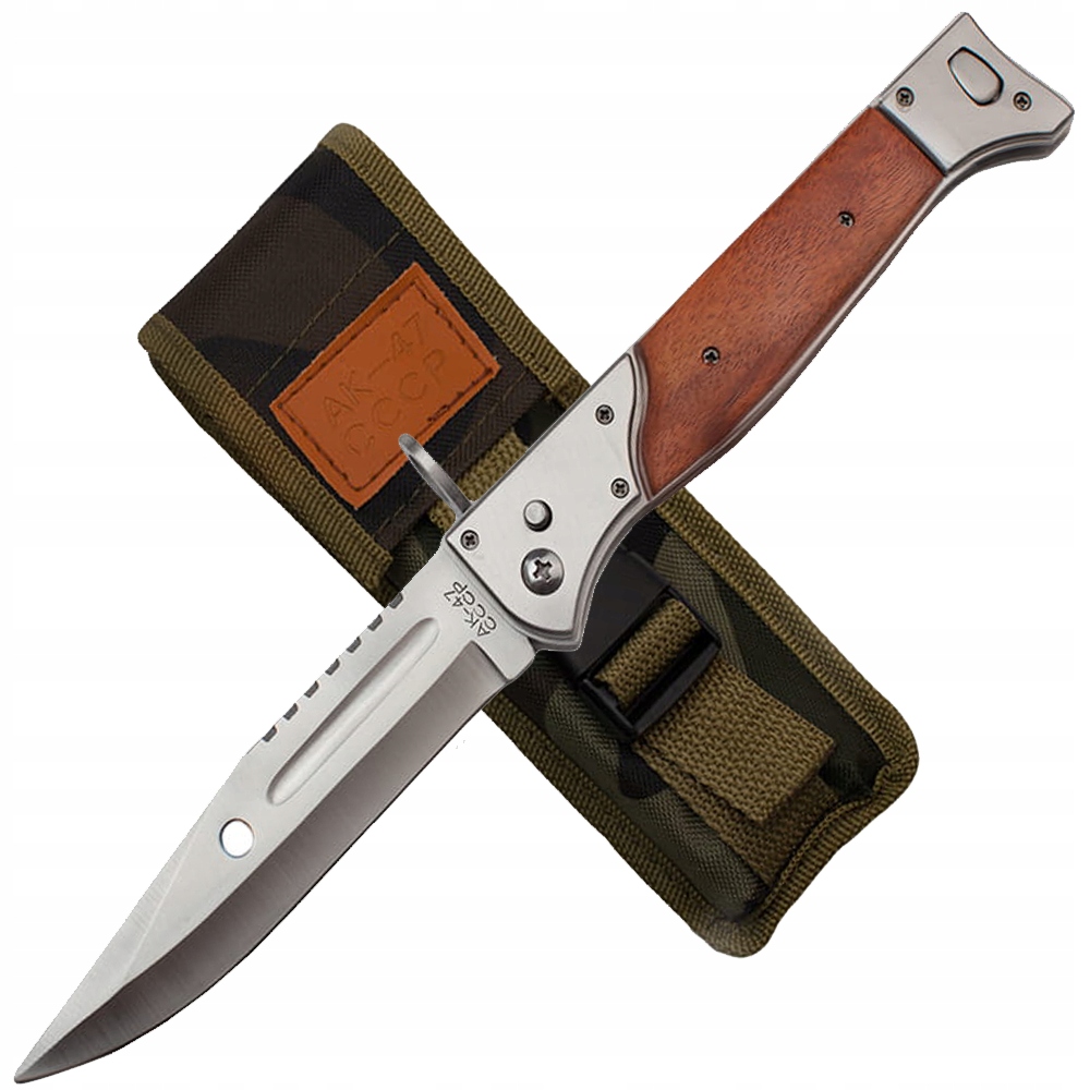 

Bagnet Nóż Sprężynowy Ak47 34 CM N708 Wojskowy