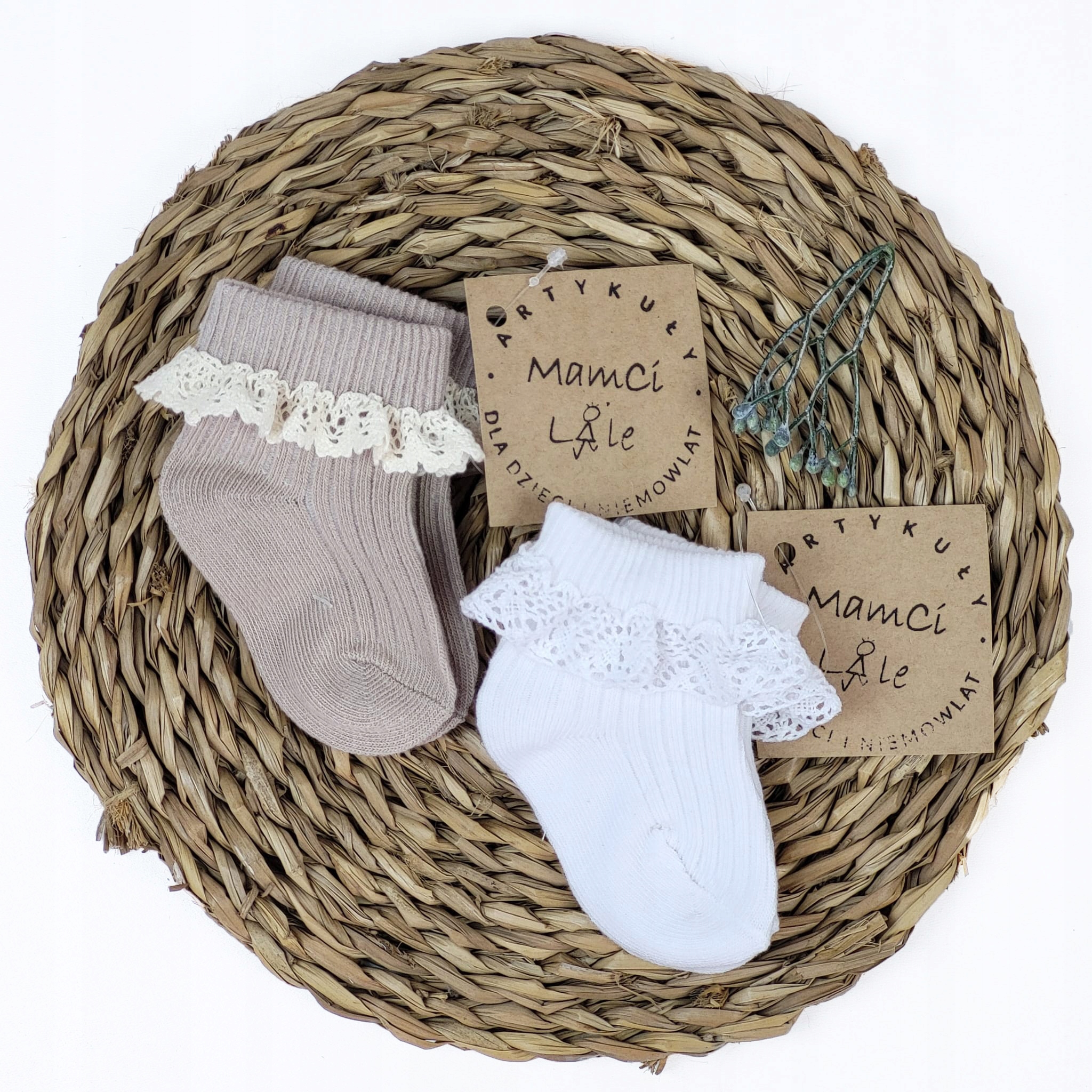 BAWEŁNIANE SKARPETKI NIEMOWLĘCE 2PAK MAMCILALE Marka Inna marka