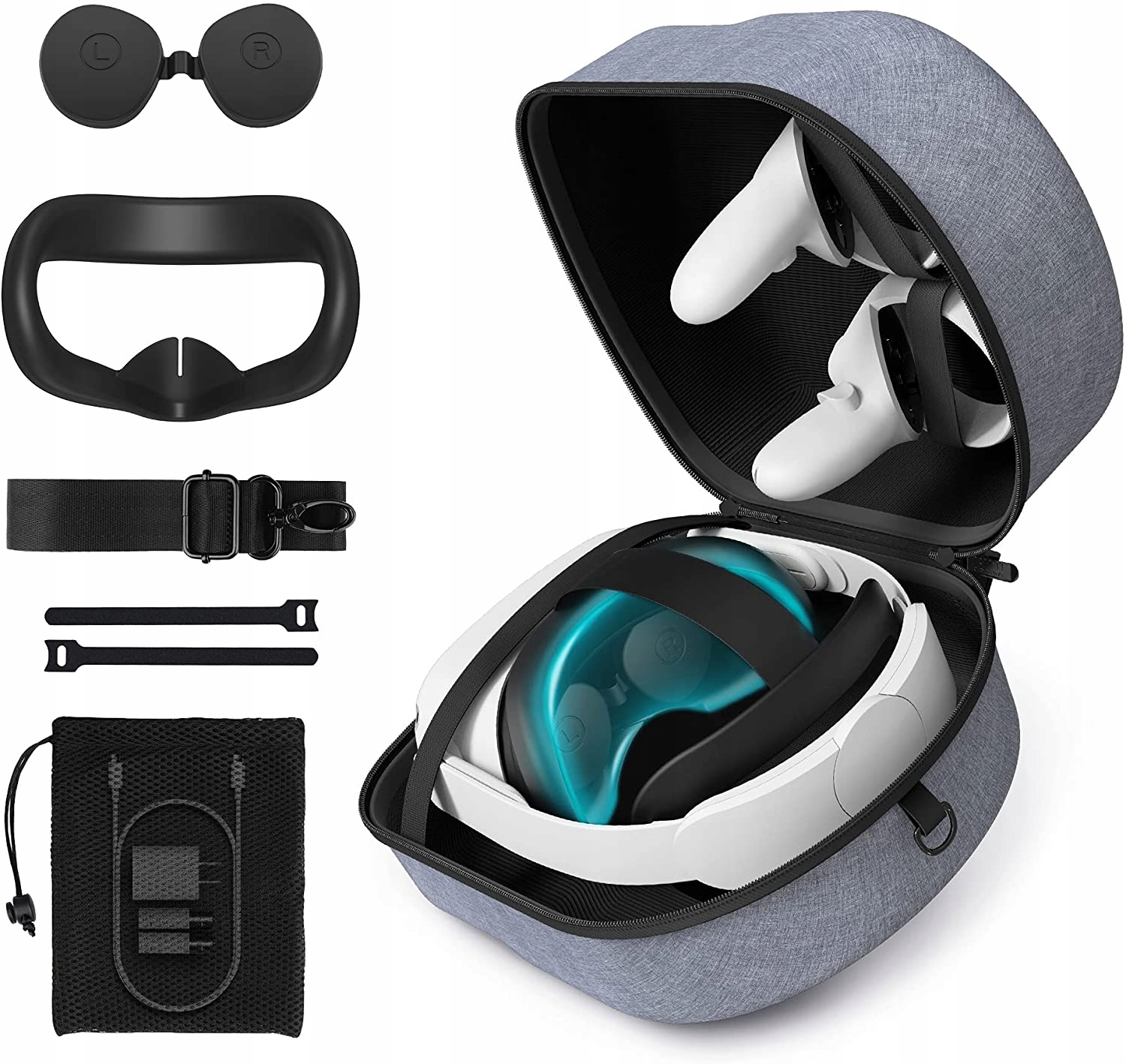 

Kiwi Design 7w1 Quest 2 etui case Vr pokrowiec Lux