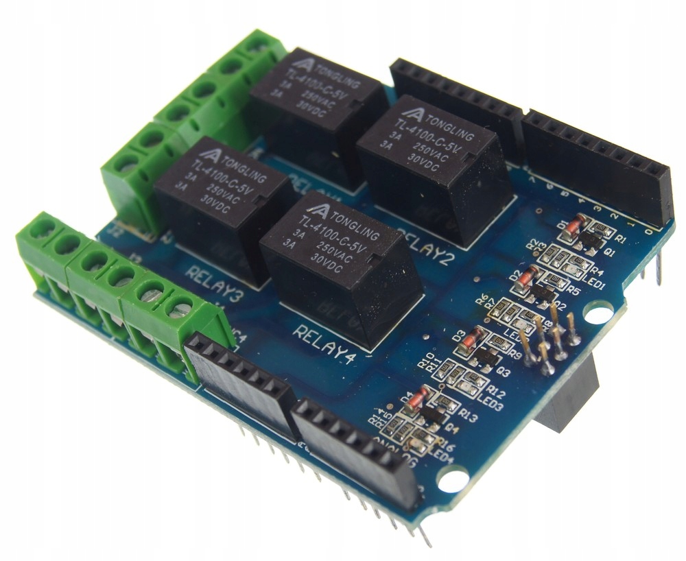 Moduł 4 kanałowego przekaźnika 5v Arduino