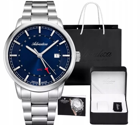 Adriatica A8307.5115Q Pánské Hodinky Swiss Made Sklo Safírové Datumovka