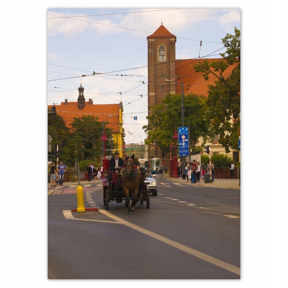 

Plakaty 50x70 Wrocław bryczka