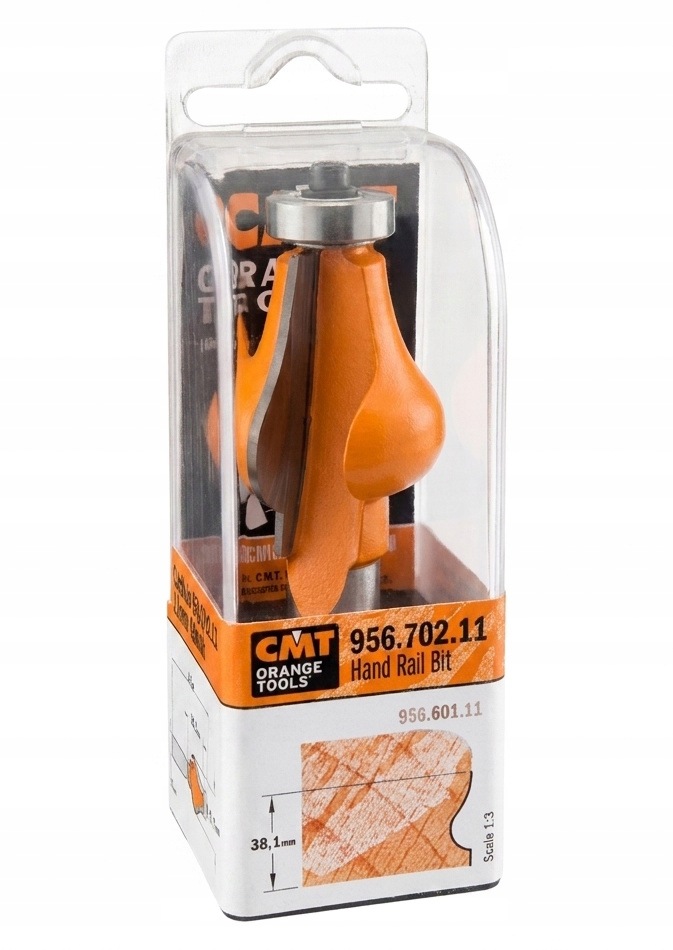 Fréza pro zábradlí a hrany stolu Hm 31x38, stopka 12 mm Cmt