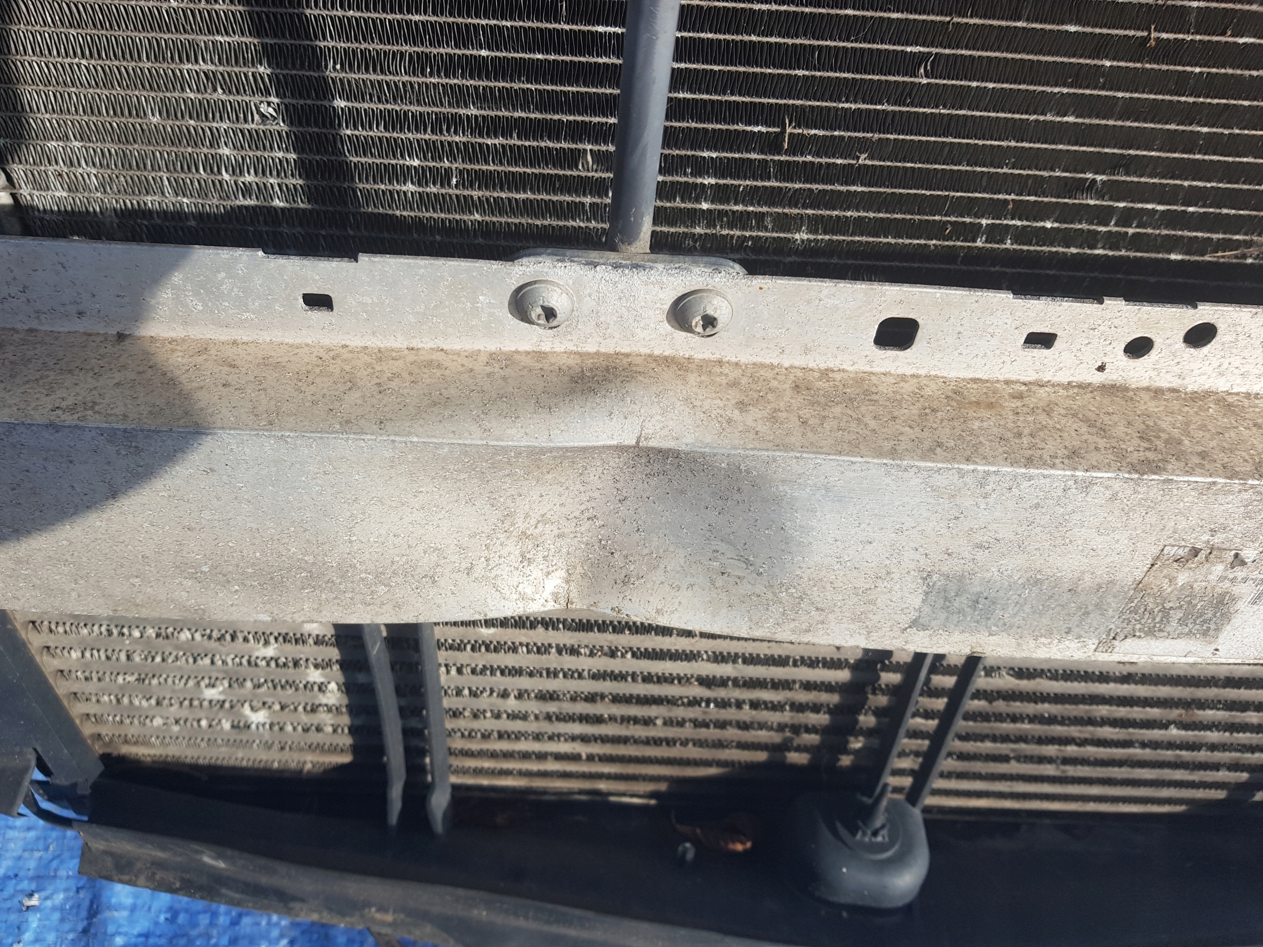 support panel for radiators radiator MERCEDES W204 2.2 CDI 651 MANUAL