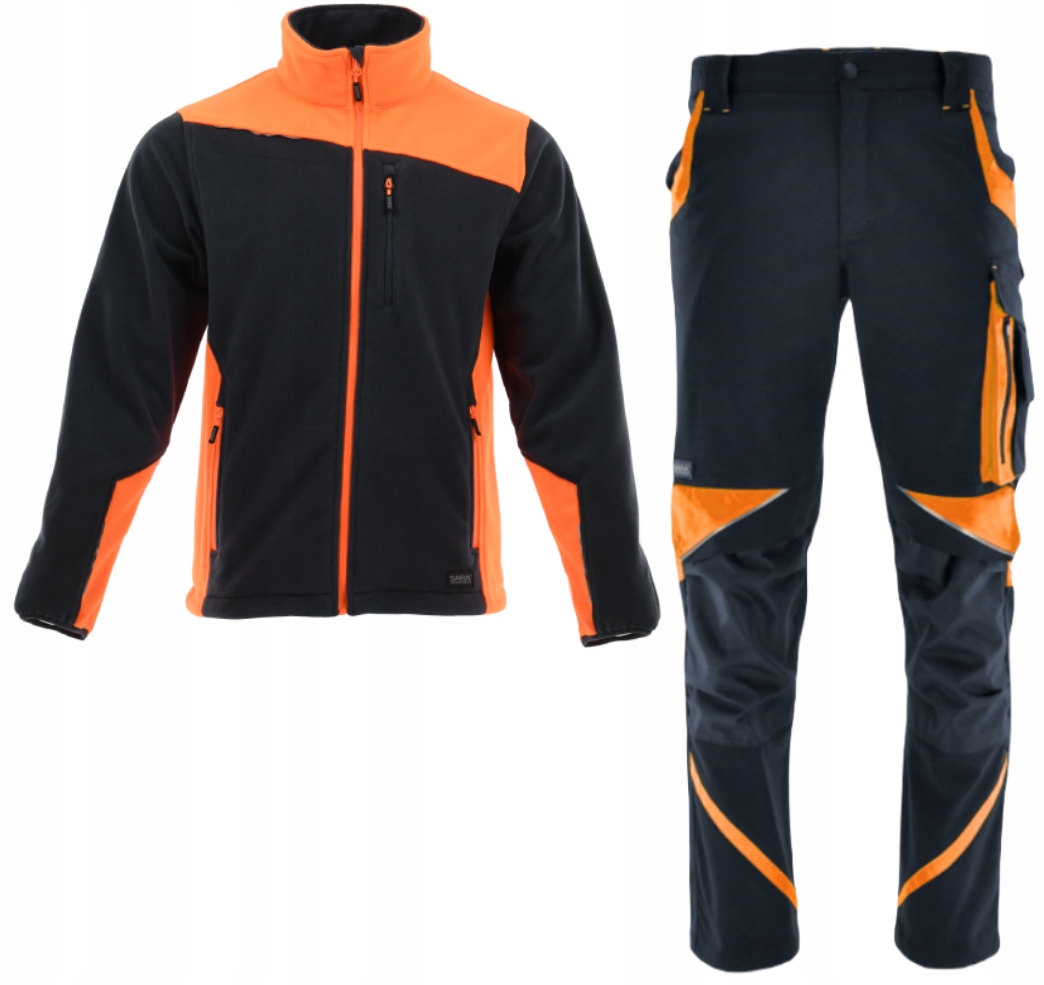 Elastické pracovní oblečení Bozp Komplet kalhoty Mikina fleece Neoflex 48